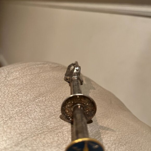 Vintage sugar cube olive tongs spring loaded royal crown 4 1/2” Sweden - Picture 3 of 5